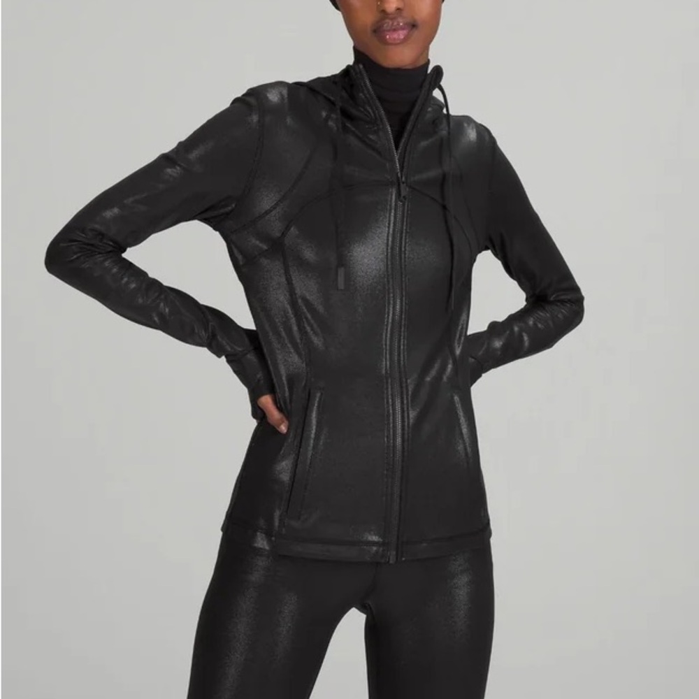 NWT Black Hooded Define Jacket by lululemon athletica *shine